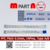 FFC Cable Pitch 0.5 mm 14 Pins
