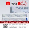 FFC Cable Pitch 0.5 mm 34 Pins