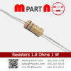 resistors-1.8-Ohms 1W.