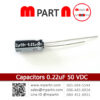 Capacitors 0.22uF 50 VDC