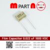 Film Capacitor 0.022 uF 1000 VDC