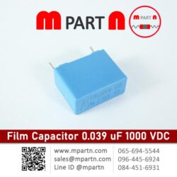 Film Capacitor 0.039 uF 1000 VDC