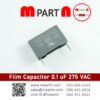 Film Capacitor 0.1 uF 275 VAC