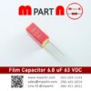Film Capacitor 6.8 uF 63 VDC