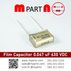 Film Capacitor 0.047 uF 630 VDC