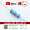 Resistors 150 Ohms (3 W)