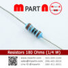 Resistors 180 Ohms (1/4 W)