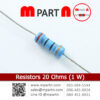Resistors 20 Ohms (1 W)
