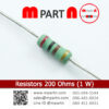 Resistors 200 Ohms (1 W)
