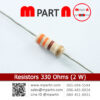 Resistors 330 Ohms (2 W)