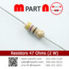 Resistors 47 Ohms (2 W)