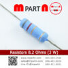 Resistors 8.2 Ohms (3 W)