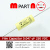 Film Capacitor 0.047 uF 250 VDC