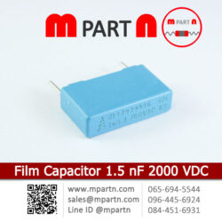 Film Capacitor 1.5 nF 2000 VDC