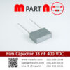 Film Capacitor 33 nF 400 VDC