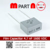Film Capacitor 4.7 nF 1600 VDC