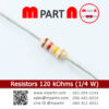 Resistors 120 kOhms (1/4 W)