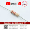 Resistors 2.2 kOhms (1 W)