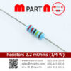 Resistors 2.2 mOhms (1/4 W)