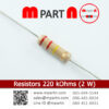 Resistors 220 kOhms (2 W)