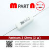 Resistors 3 Ohms (3 W)