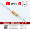 Resistors 330 kOhms (1/4 W)