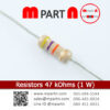 Resistors 47 kOhms (1 W)