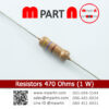 Resistors 470 Ohms (1 W)