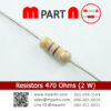 Resistors 470 Ohms (2 W)