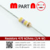Resistors 470 kOhms (1/4 W)