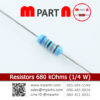 Resistors 680 kOhms (1/4 W)
