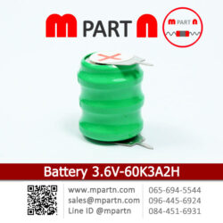 Battery 3.6V-60K3A2H