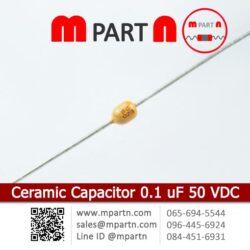 Ceramic Capacitor 0.1 uF 50 VDC