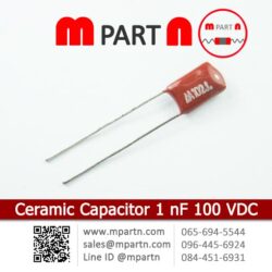 Ceramic Capacitor 1 nF 100 VDC