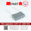 Film Capacitor 0.047 uF 1600 VDC