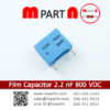 Film Capacitor 2.2 nF 800 VDC