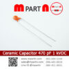Ceramic Capacitor 470 pF 1 kVDC