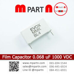 Film Capacitor 0.068 uF 1000 VDC