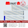 FFC Pitch 1.25mm, 38Pins, TypeA-B