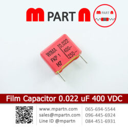 Film Capacitor 0.022 uF 400 VDC