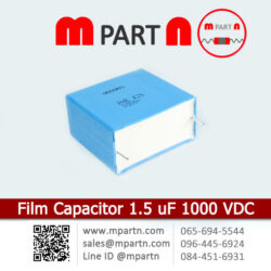 Film Capacitor 1.5 uF 1000 VDC
