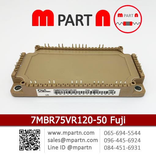 IGBT MODULE 7MBR75VR120-50 Fuji Electric 1200V 75A IGBT MODULE 7MBR75VR120-50 Fuji Electric 1200V 75A