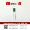 Film Capacitor 4.7 nF 100 VDC