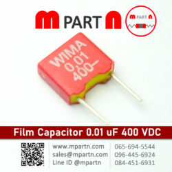 Film Capacitor 0.01 uF 400 VDC