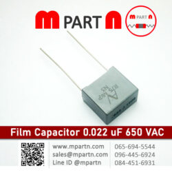 Film Capacitor 0.022 uF 650 VAC