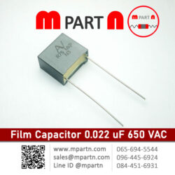 Film Capacitor 0.022 uF 650 VAC