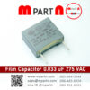 Film Capacitor 0.033 uF 275 VAC