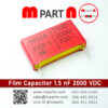 Film Capacitor 1.5 nF 2000 VDC