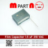 Film Capacitor 1.5 uF 310 VAC