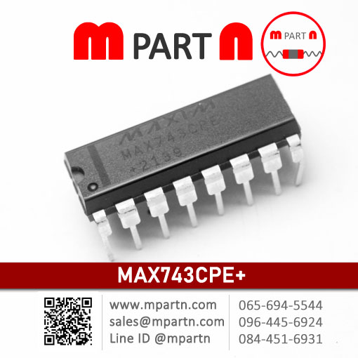 MAX743CPE+ MAX743CPE+